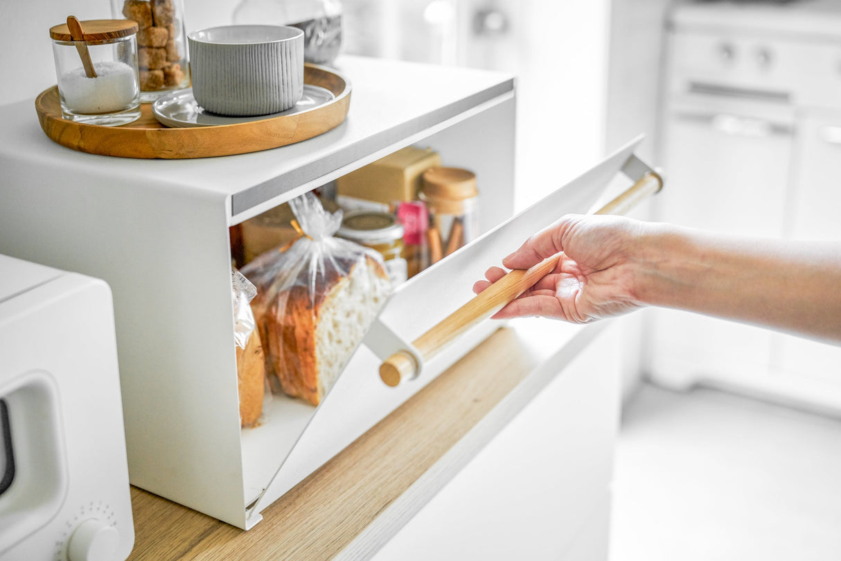 Bread Box - Two Styles - Steel + Wood