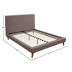 Britney Bed, Dark Grey