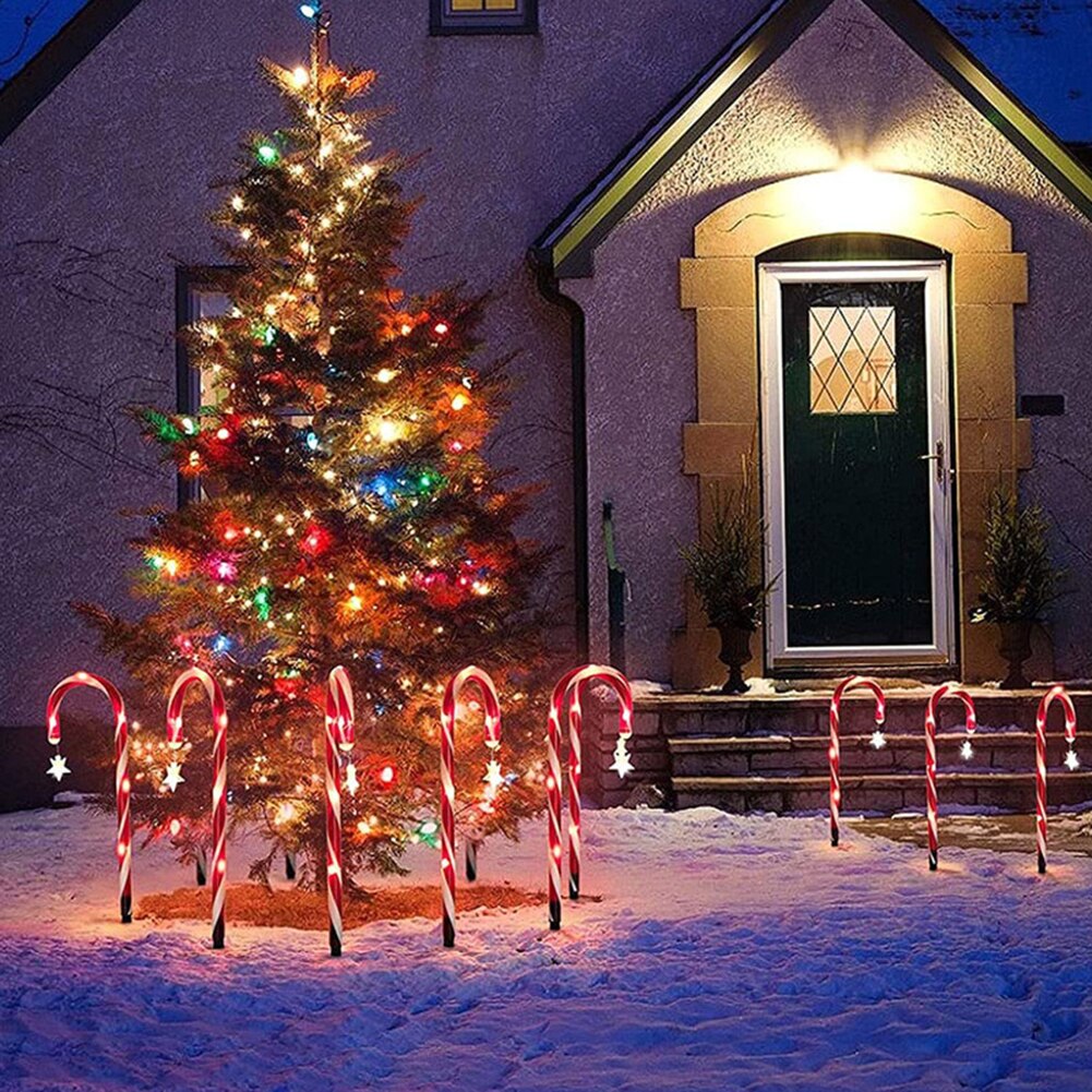 Candy Cane Solar Lights