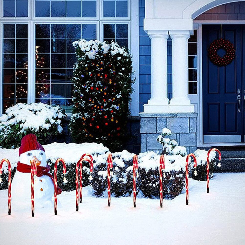 Candy Cane Solar Lights