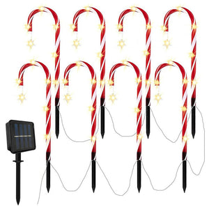 Candy Cane Solar Lights