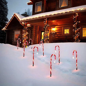 Candy Cane Solar Lights