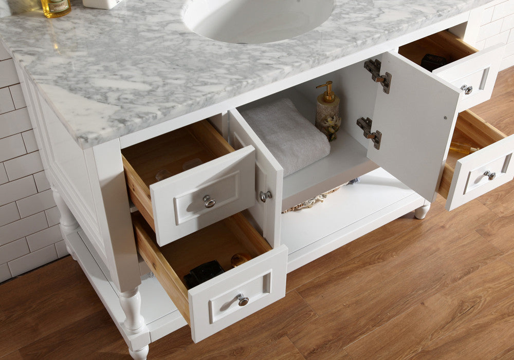 Cape Cod 48" Bathroom Vanity White