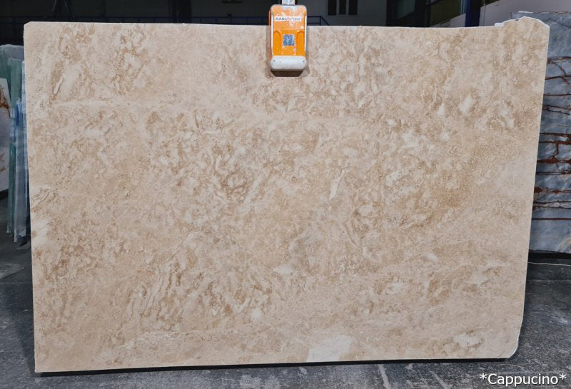 Cappuccino Beige Marble Slabs Polished - Livfloors Collection