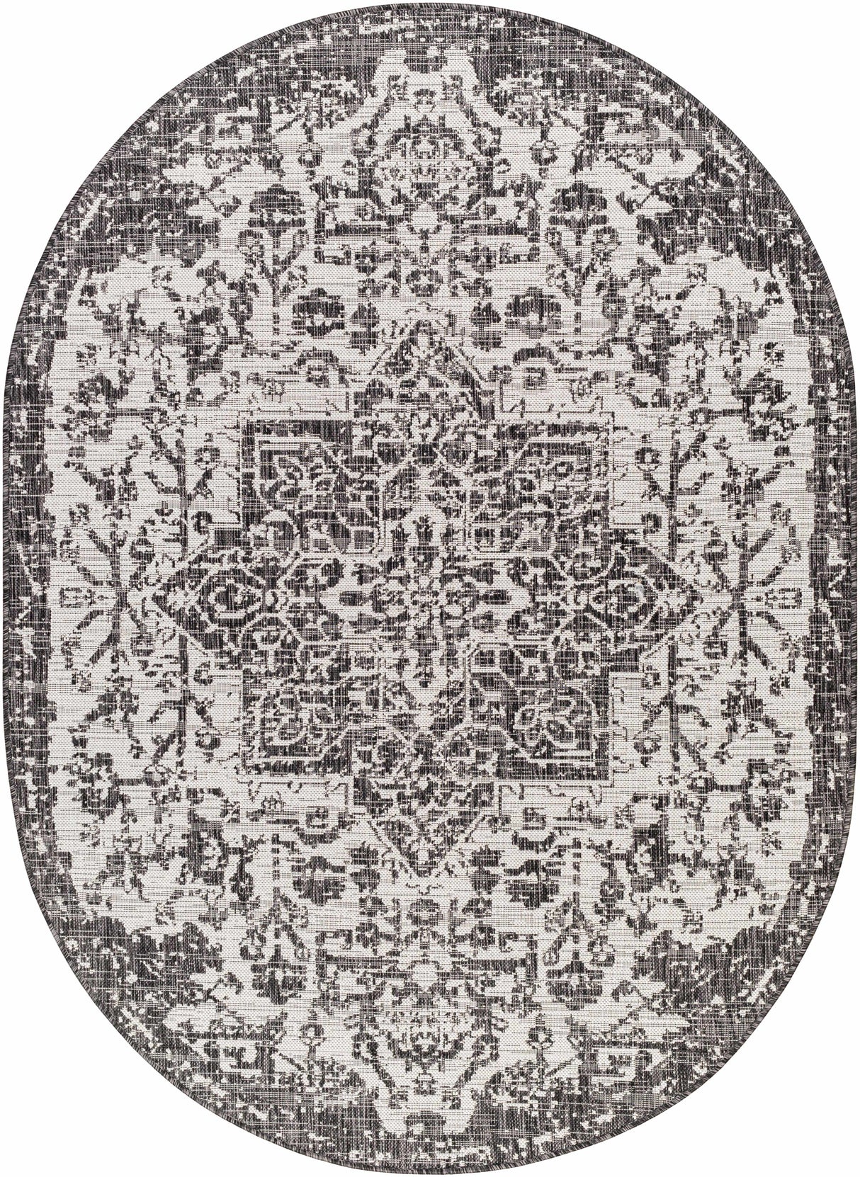 Charcoal Kilmacolm Indoor & Outdoor Rug - Clearance