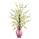 Cherry Blossom Artificial Arrangement in Rose Vase
