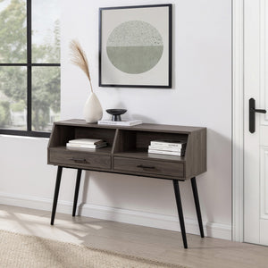 Clarence Contemporary 2-Drawer Entry Table