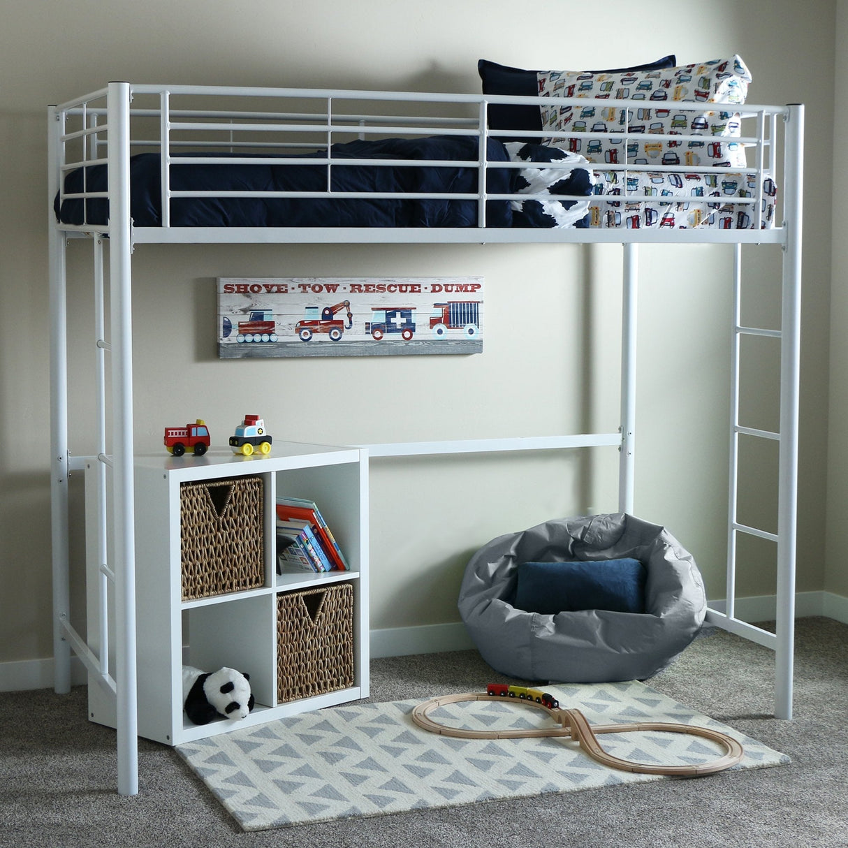 Colton Twin Loft Bunk Bed