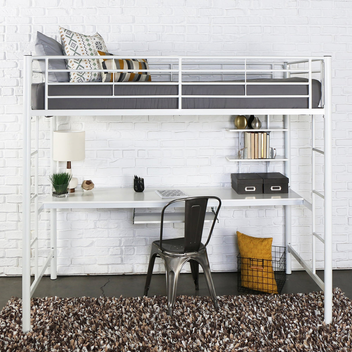 Colton Twin over Workstation Bunk Bed