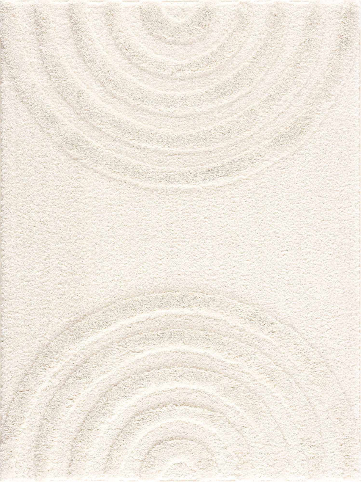 Connerton Beige High-Low Area Rug