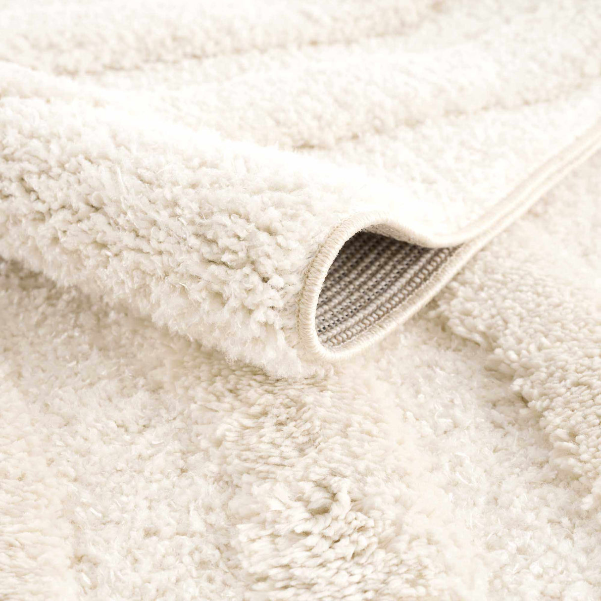 Connerton Beige High-Low Area Rug