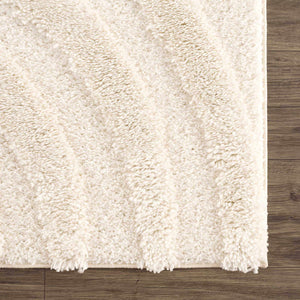 Connerton Beige High-Low Area Rug