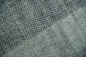 Contemporary Charcoal, Silver and Beige Design 9x12 Hand knotted wool Area Rug