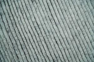 Contemporary look Gray Hand knotted loop Cut 8x10 wool Area Rug