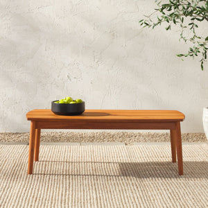 Coraline Modern Wood Outdoor Coffee Table