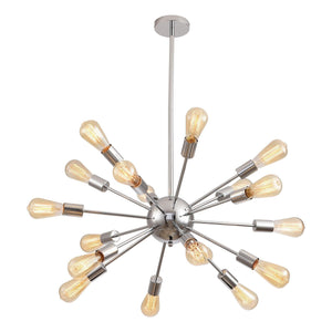 Cordell 18-Light Chrome Sputnik Sphere Chandelier