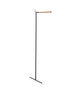 Corner Leaning Coat Hanger (63" H) - Steel + Wood