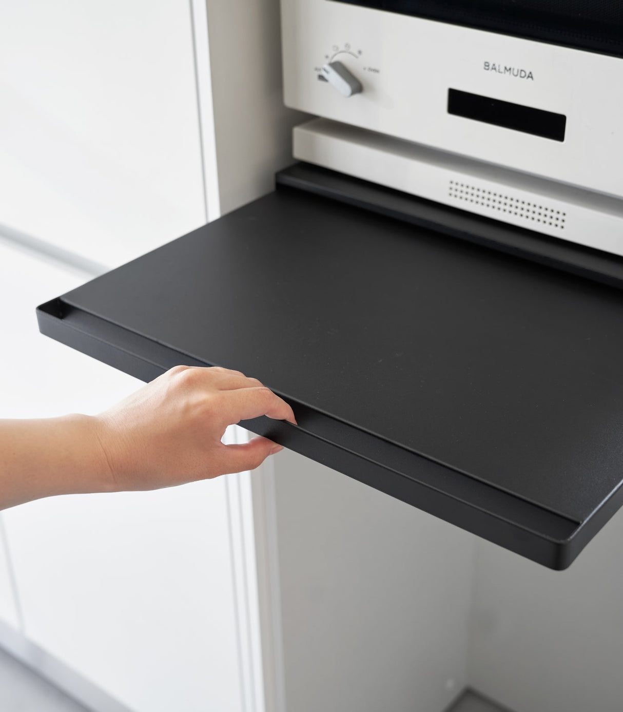 Countertop Drawer with Pull-Out Shelf - Steel