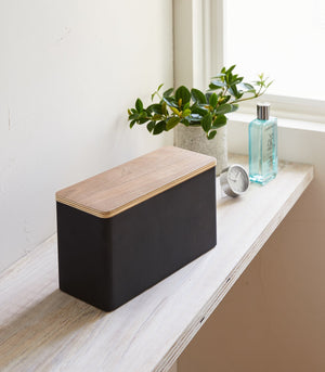 Countertop Organizer - Steel + Wood