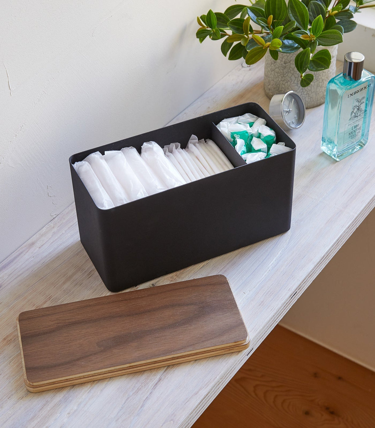 Countertop Organizer - Steel + Wood