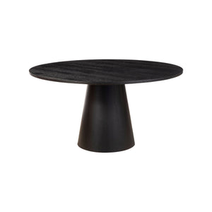 Cove Round Dining Table, Vintage Black