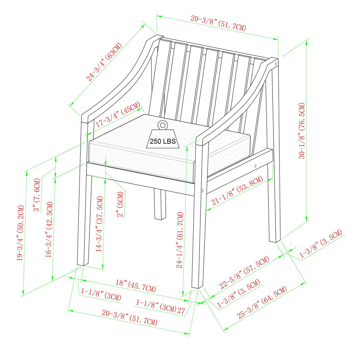 Covina Modern Slat-Top 7-Piece Outdoor Dining Set