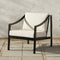 Covina Modern Wood Outdoor Lounge Chair