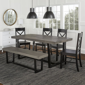 Covington Farmhouse 6-Piece Dining Table Set