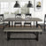 Covington Farmhouse 6-Piece Dining Table Set