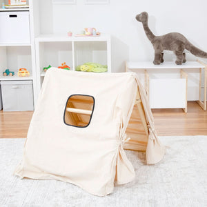 Cozy Cotton Tent Cover for Olive & Hazel Pikler Triangle – Kids Indoor Fort & Play Tent