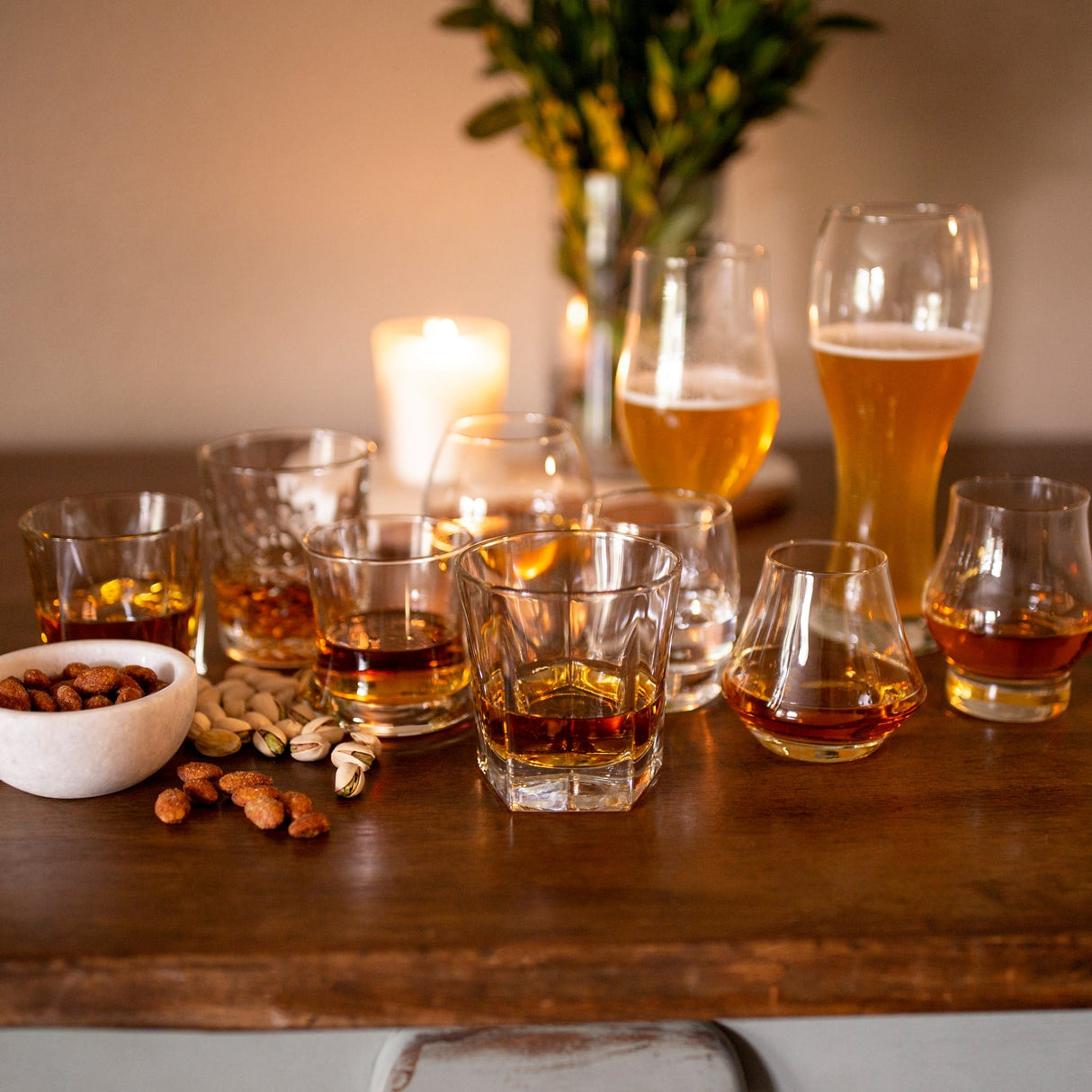 Craft Spirits Assorted Drinkware Glasses, Set of 6