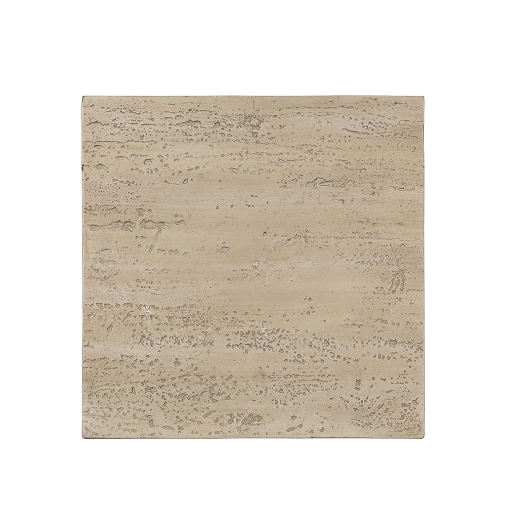 Cream Square Side Table