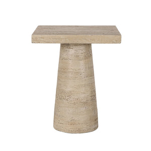 Cream Square Side Table