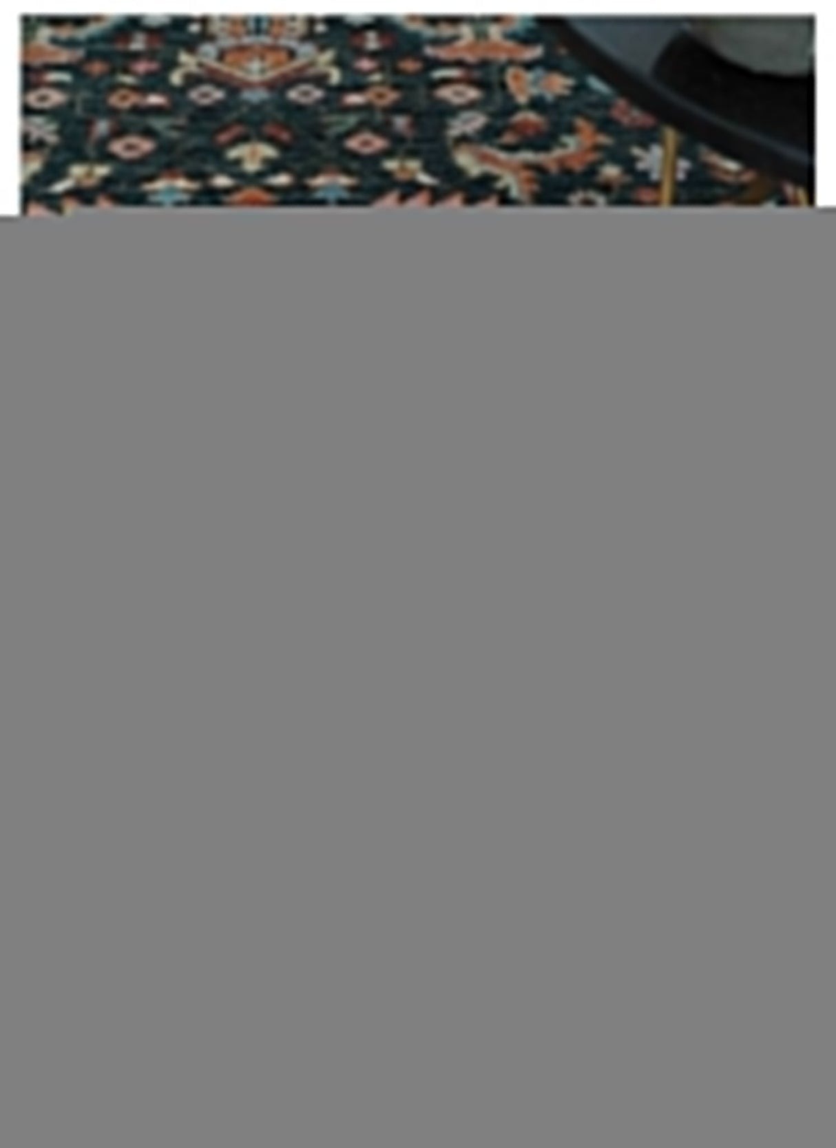 Custom Made Hand Knotted Black and Rust Traditional Oushak Wool Area Rug