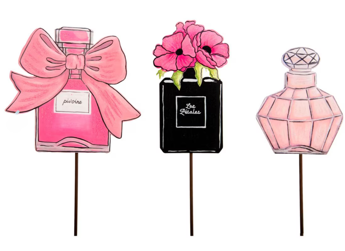 DECORATIVE FRENCH PERFUME BOTTLES