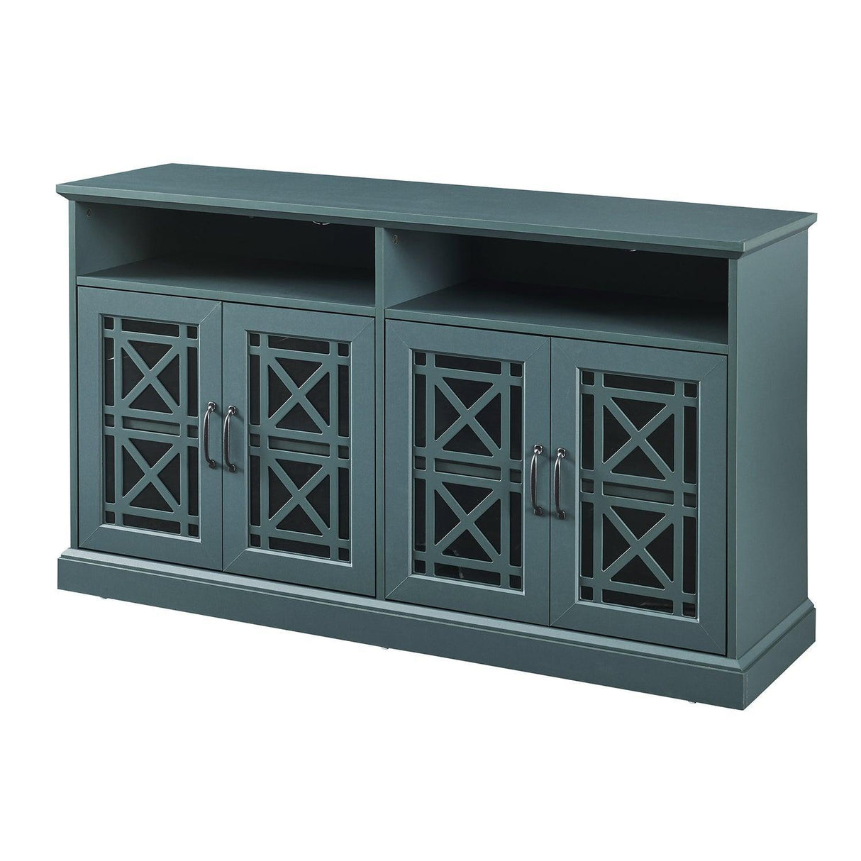 Dark Teal TV Stand Buffet Sideboard Console Table