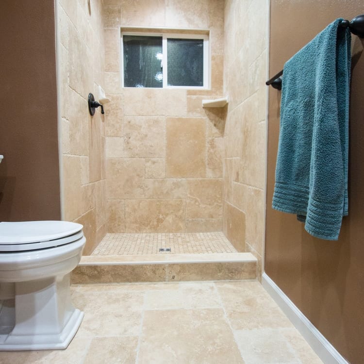 Denizli Beige Travertine Tile Antique Pattern - Livfloors Collection