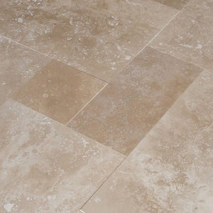 Denizli Beige Travertine Tile Antique Pattern - Livfloors Collection