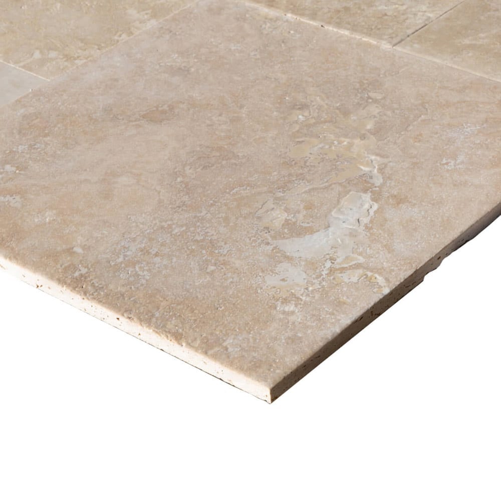 Denizli Beige Travertine Tile Antique Pattern - Livfloors Collection