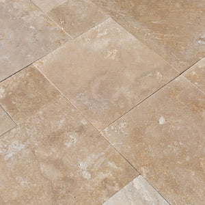 Denizli Beige Travertine Tile Antique Pattern - Livfloors Collection