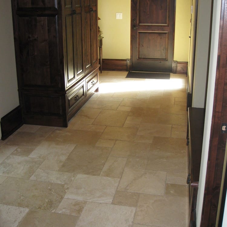 Denizli Beige Travertine Tile Antique Pattern - Livfloors Collection