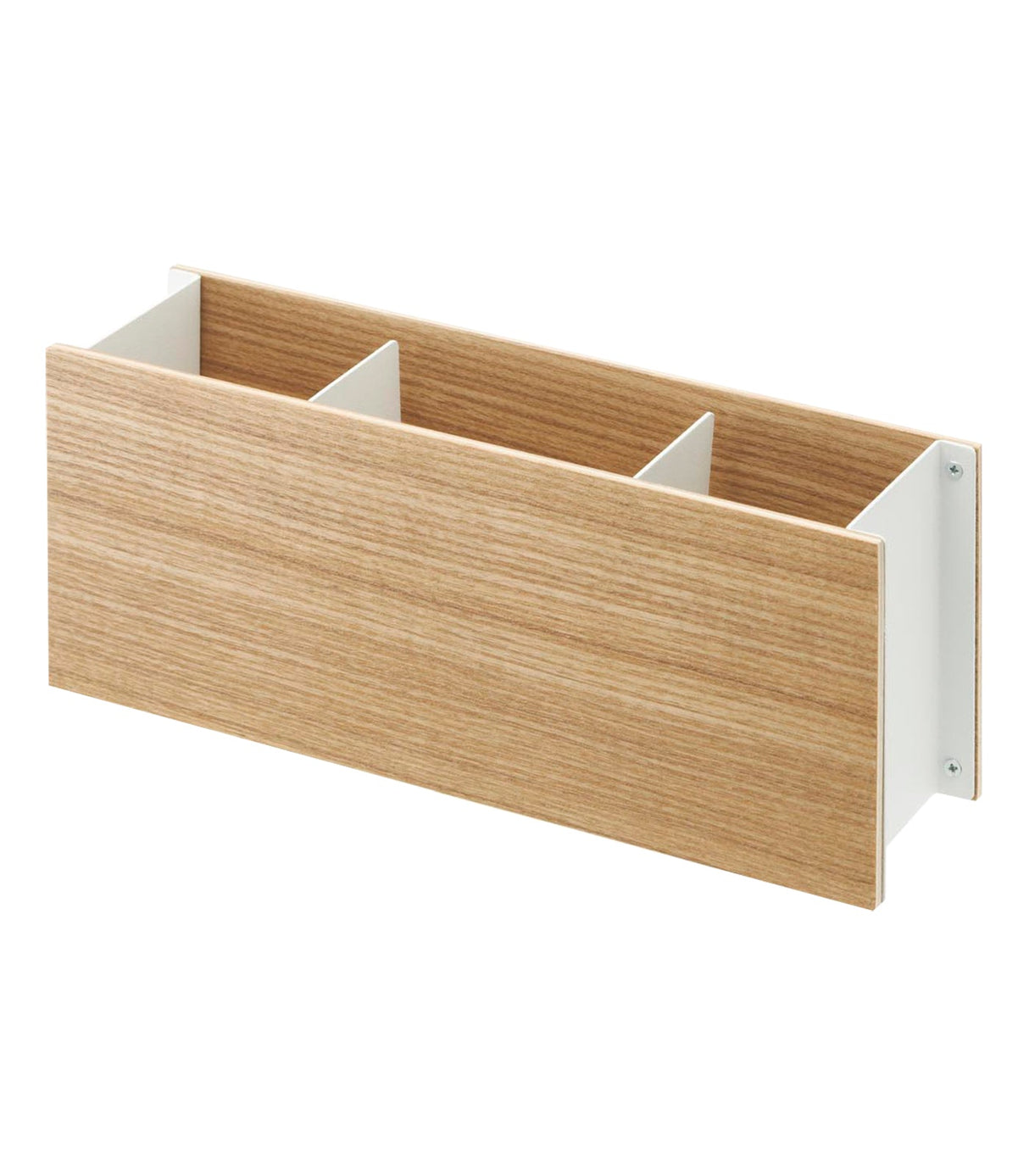 Desk Organizer - Two Sizes - Steel + Wood