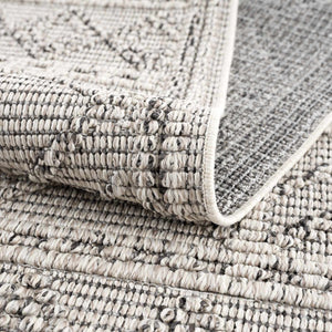 Diah Bone Textured Trellis Rug