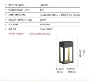 Dinan Outdoor Wall Lamp