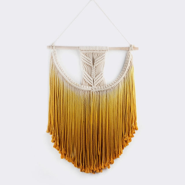 Dip-Dyed Macrame Hanging Decoration