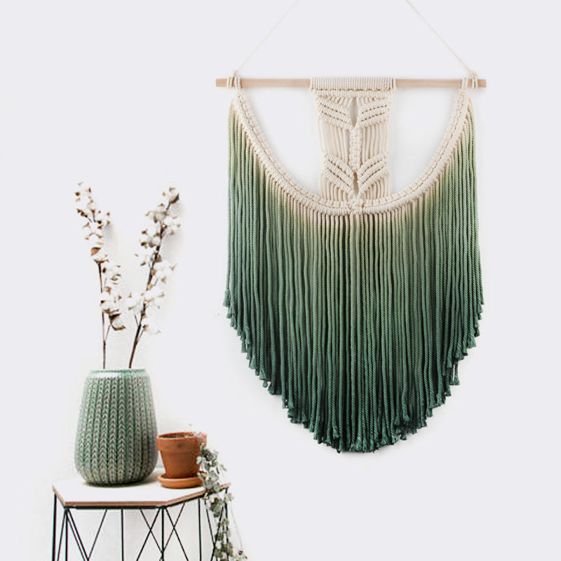 Dip-Dyed Macrame Hanging Decoration