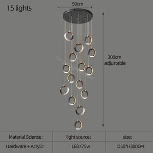 Durnten Staircase Chandelier