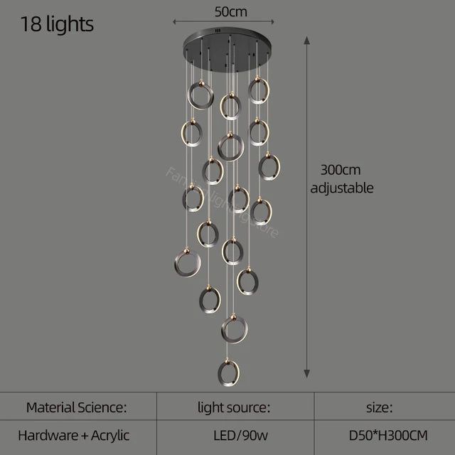 Durnten Staircase Chandelier