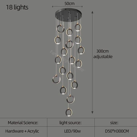 Durnten Staircase Chandelier