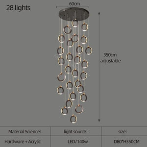 Durnten Staircase Chandelier